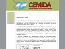 Tablet Screenshot of cemida.com.ar